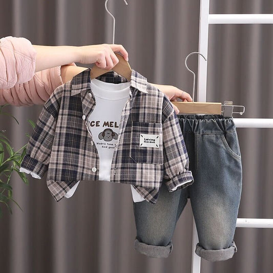 Checkered three piece set