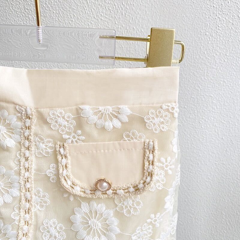 Bow embroidered top and shorts set