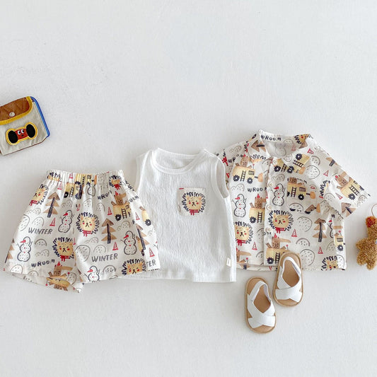 Printed premium 3 piece set