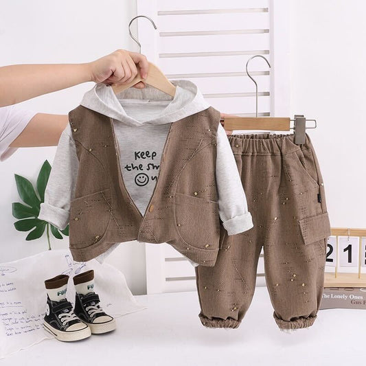 Hooded three piece set