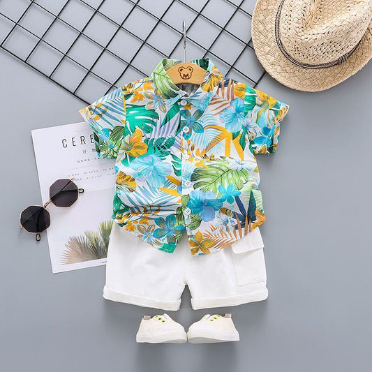 Floral printed summer set