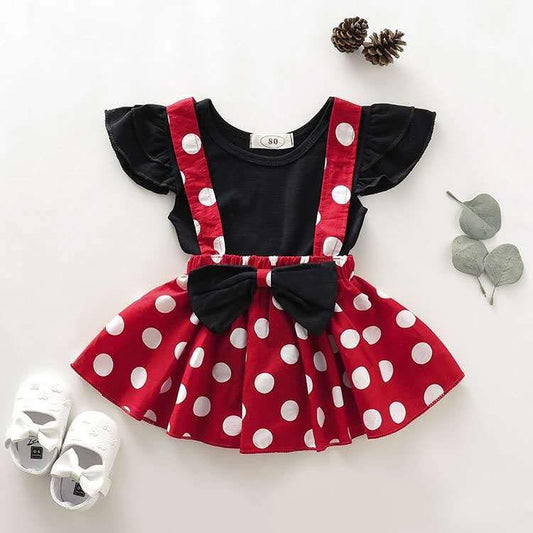 Minnie Mouse Overall Skirt Set