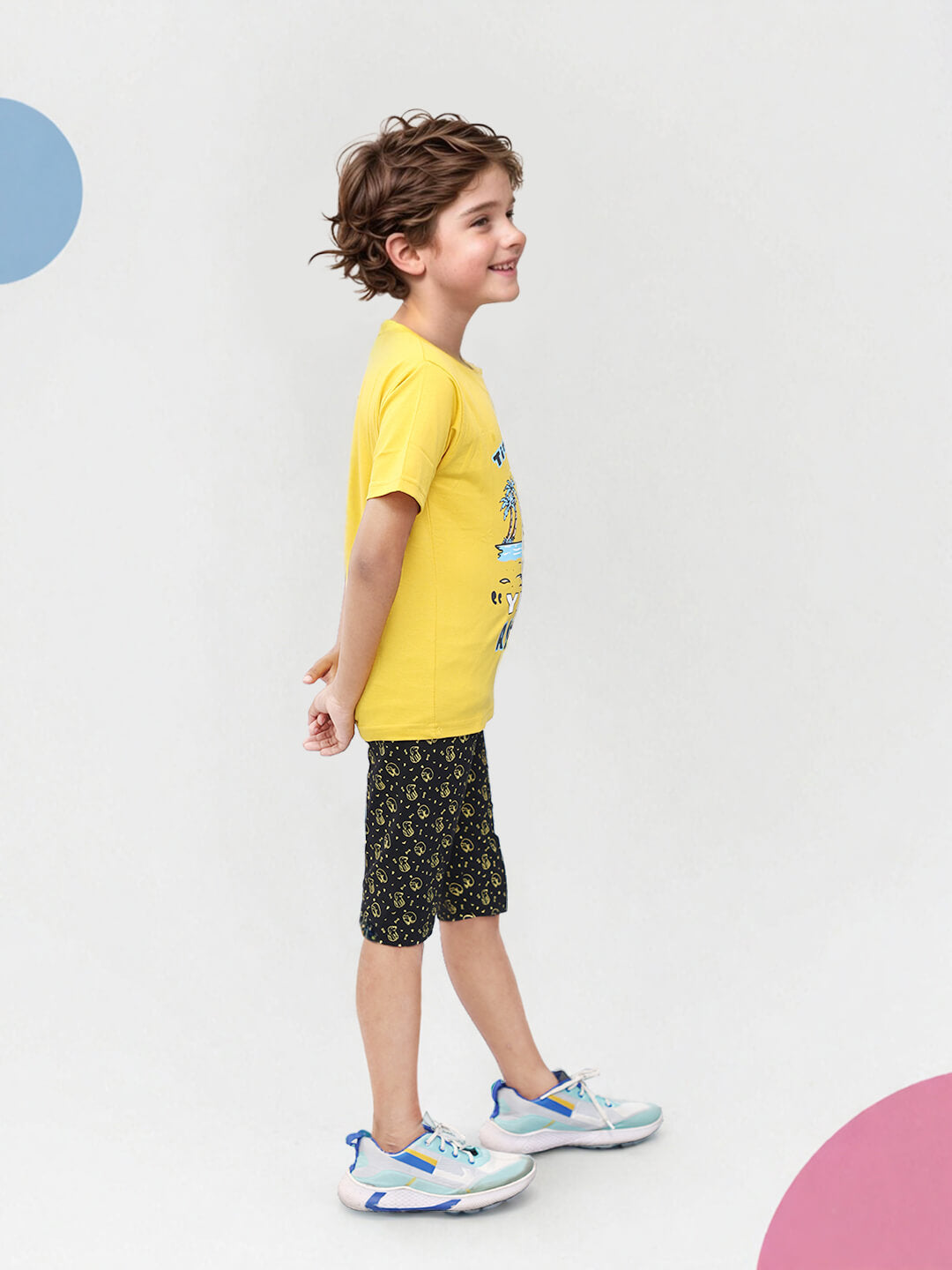 Toonyport Pack Of 2 Pure Cotton Capri Sets