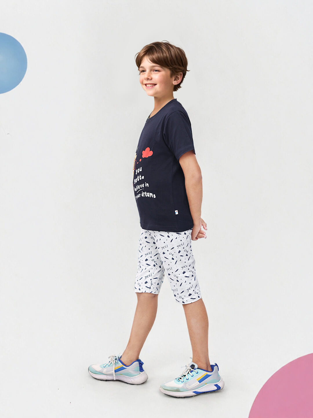 Toonyport Pack Of 2 Pure Cotton Capri Sets