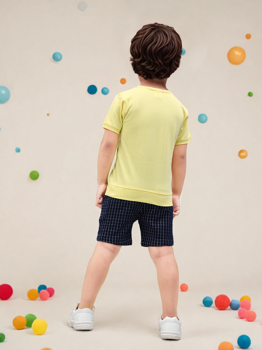 Kickoff Style: Boys' Cotton Printed Premium Denim Pant Set