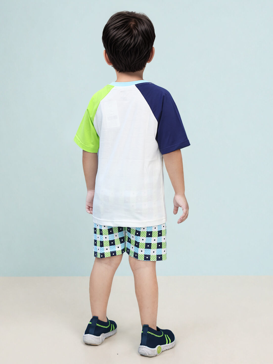 Playful Adventures: Boys' Fun Day Cotton Printed Premium Clothing Set