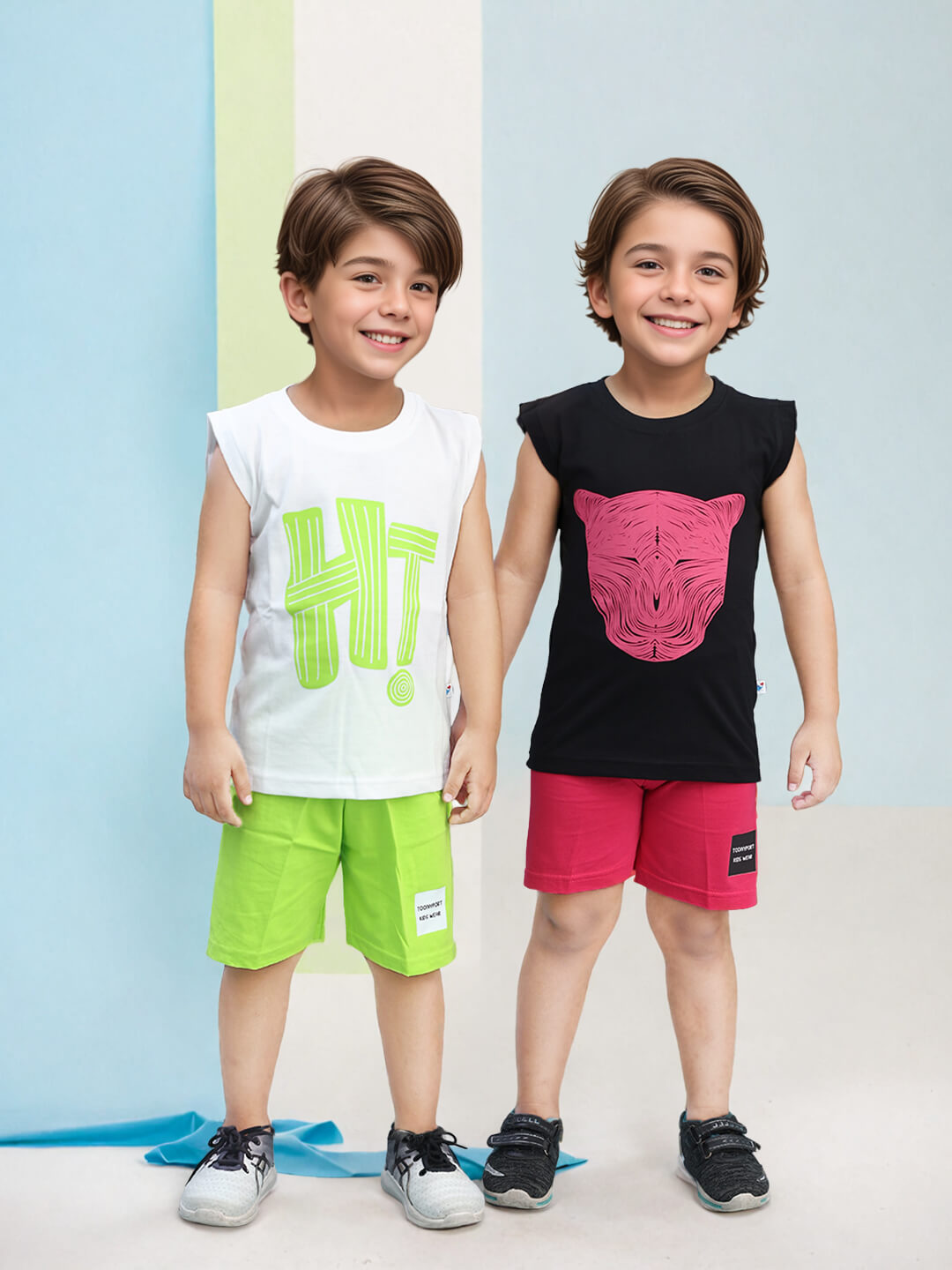 Toonyport Pack Of 2 Pure Cotton Clothing Sets