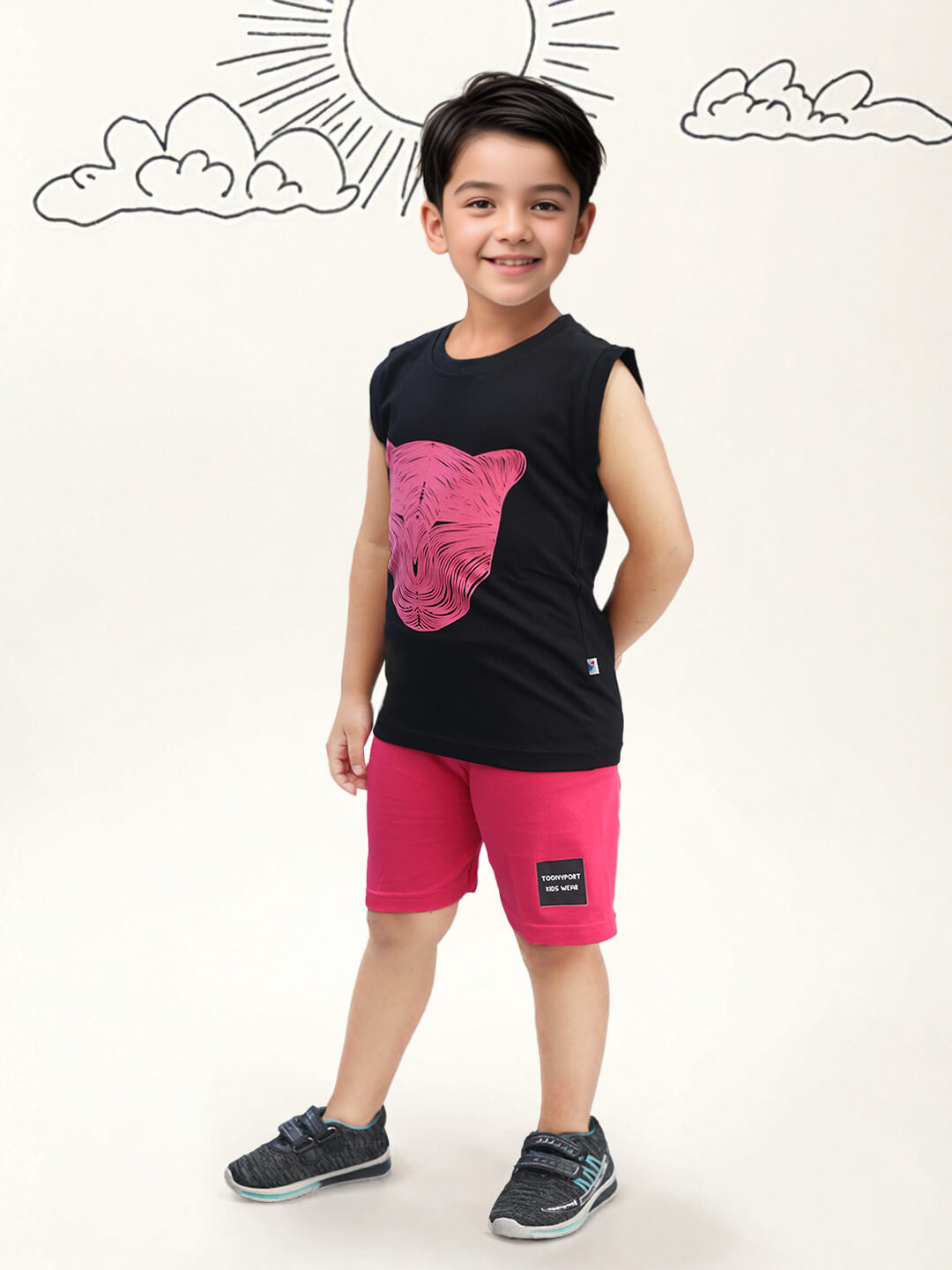 Toonyport Pack Of 2 Pure Cotton Clothing Sets