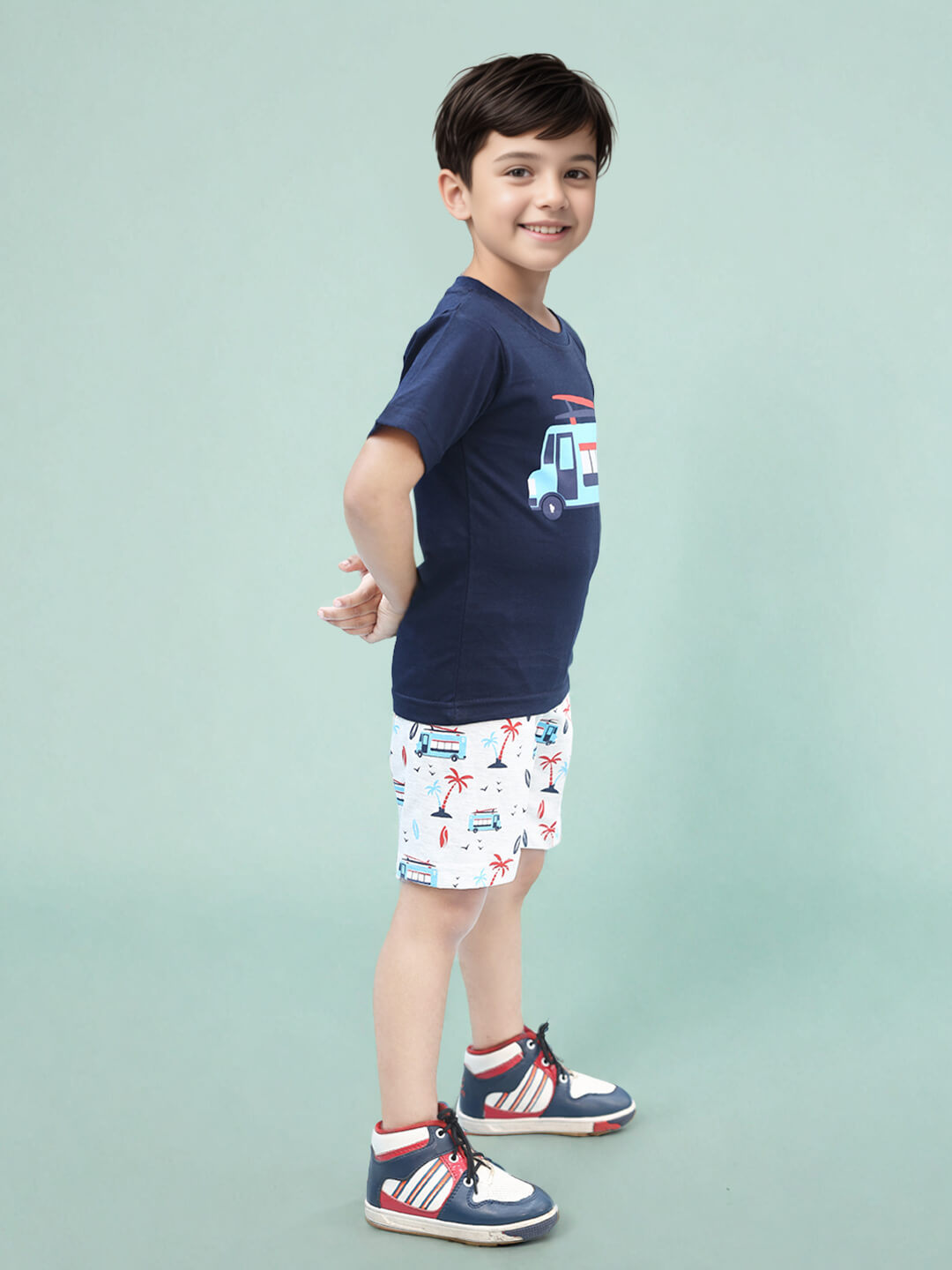 Toonyport Bus Adventure Cotton Clothing Set