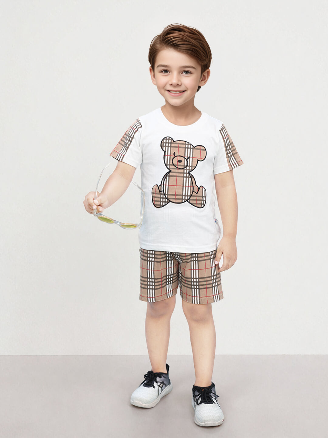 Toonyport Boys' Checked Clothing Set