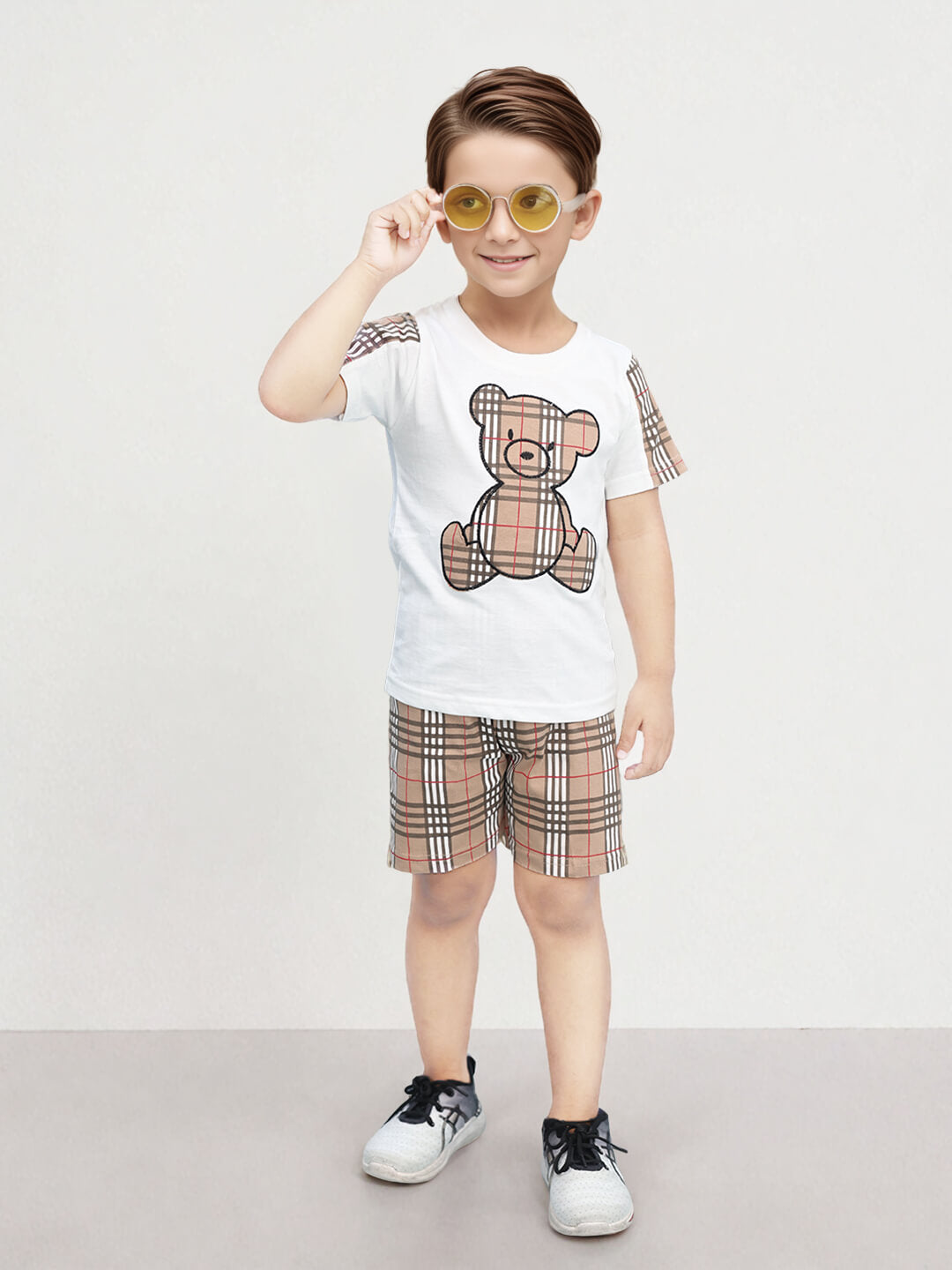 Toonyport Boys' Checked Clothing Set