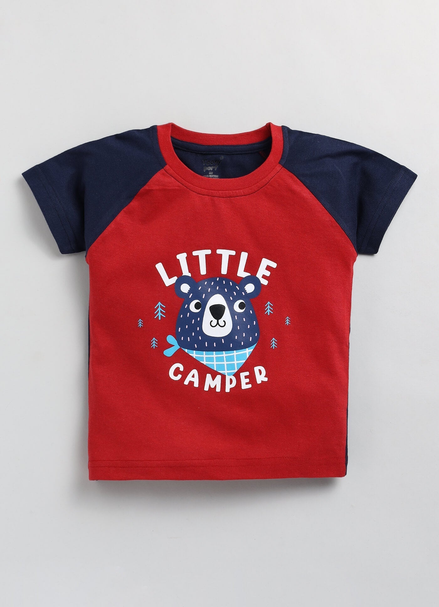 Boys' Printed Cotton T-Shirts and Shorts Set