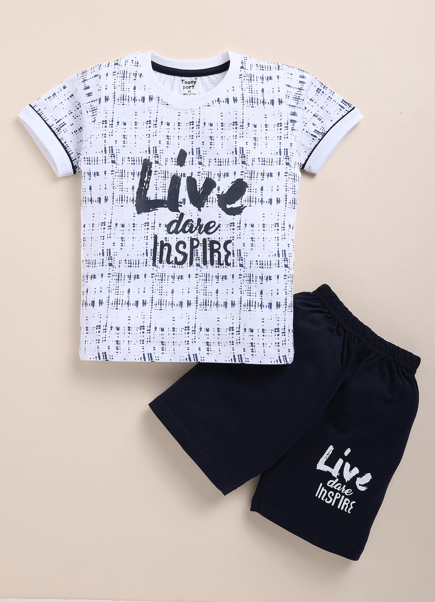 Toonyport Pack Of 2 Pure Cotton Clothing Sets