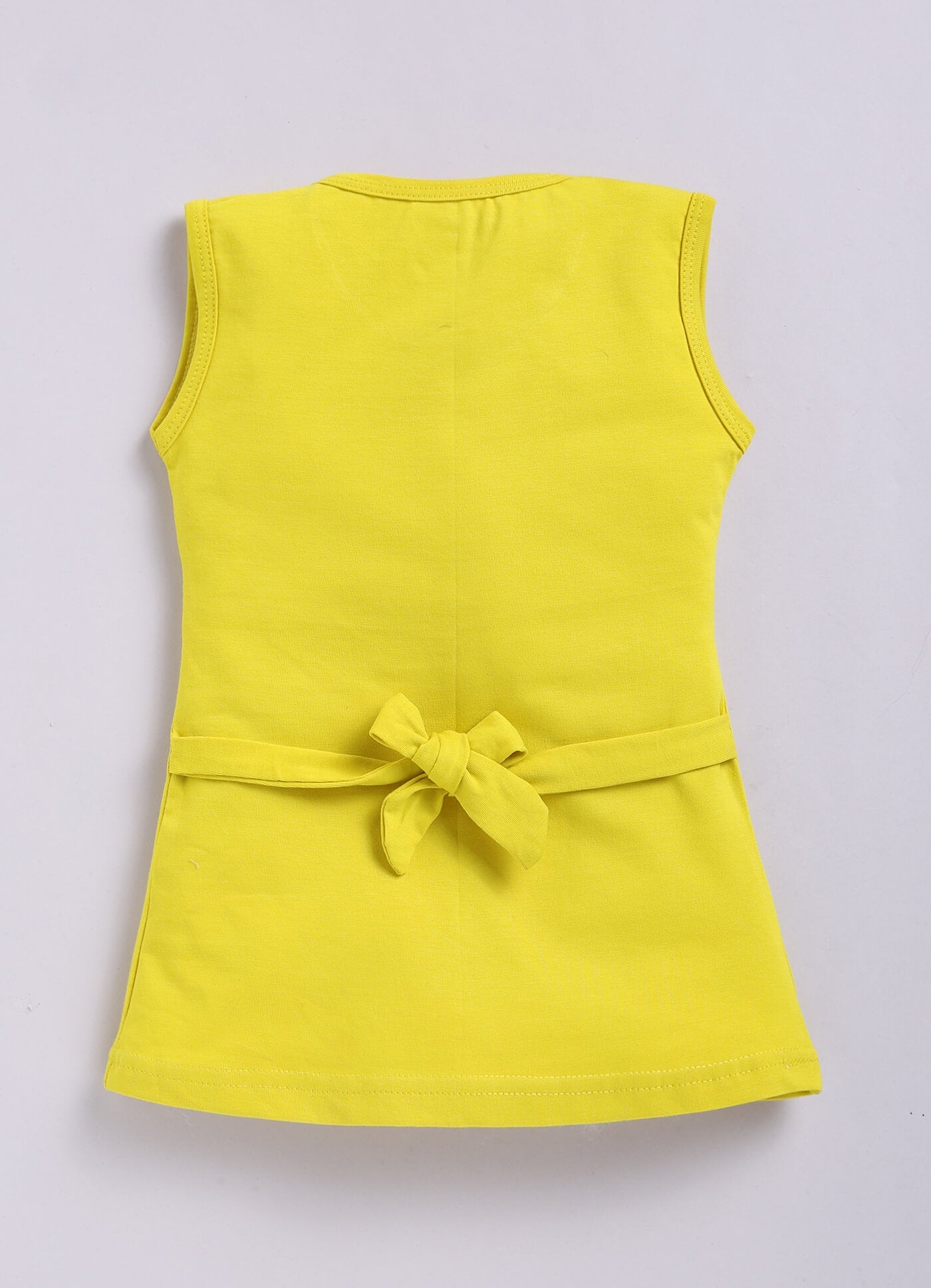 Toonyport Pack OF 2 Cotton Printed A-line Frocks For Girls