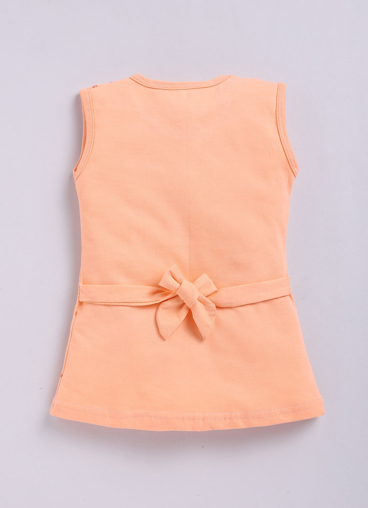 Toonyport Pack OF 2 Cotton Printed A-line Frocks For Girs