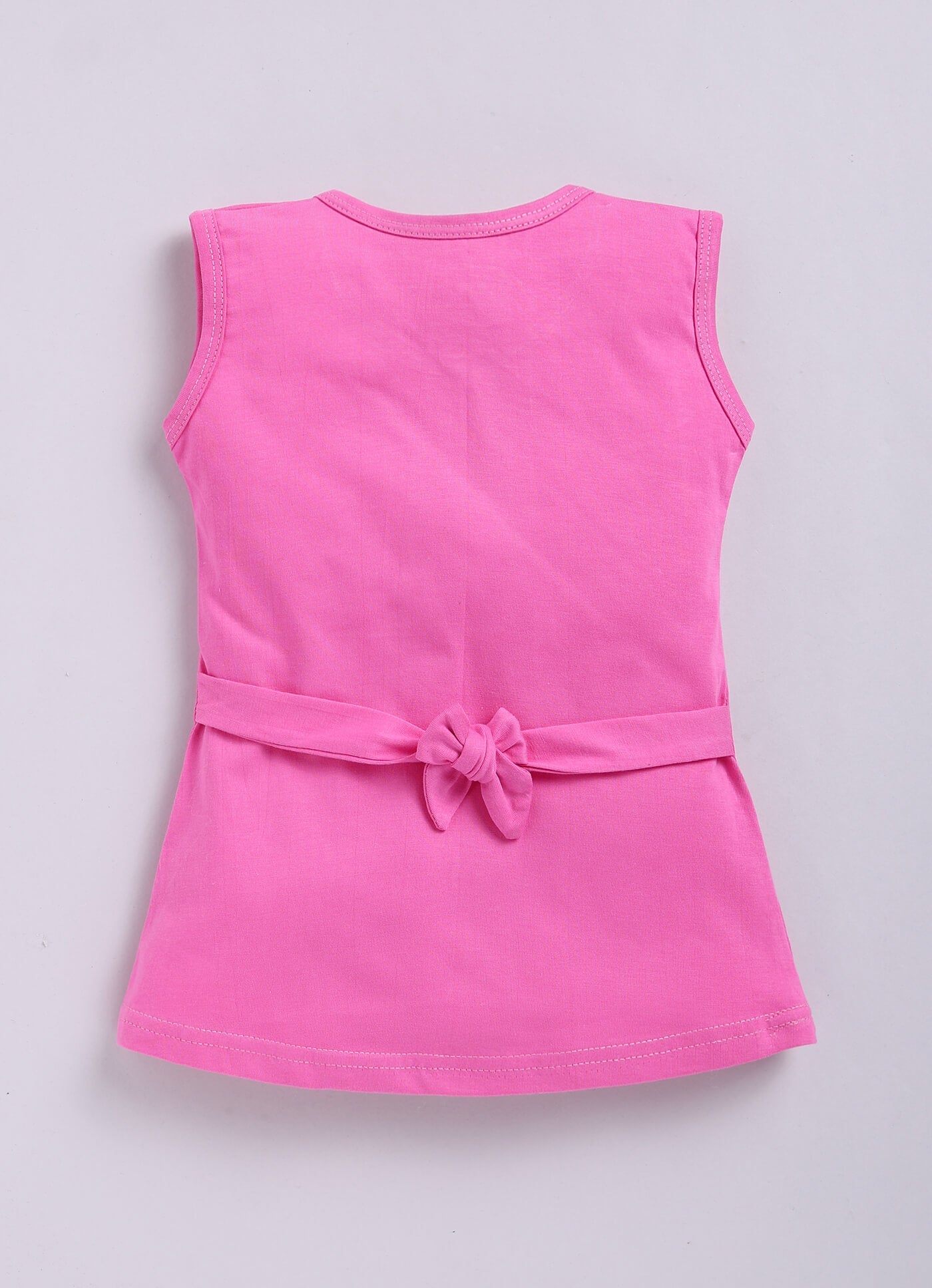 Toonyport Pack OF 2 Cotton Printed A-line Frocks For Girs