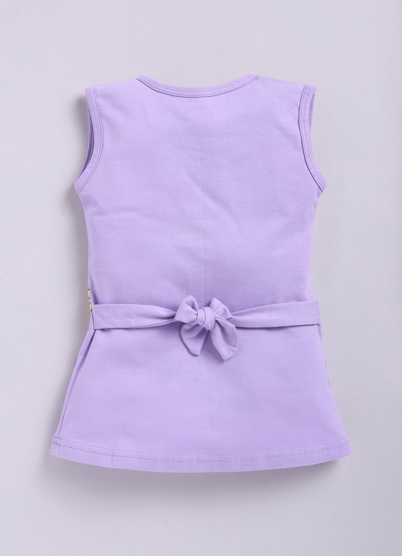 Toonyport Pack OF 2 Cotton Printed A-line Frocks For Girls