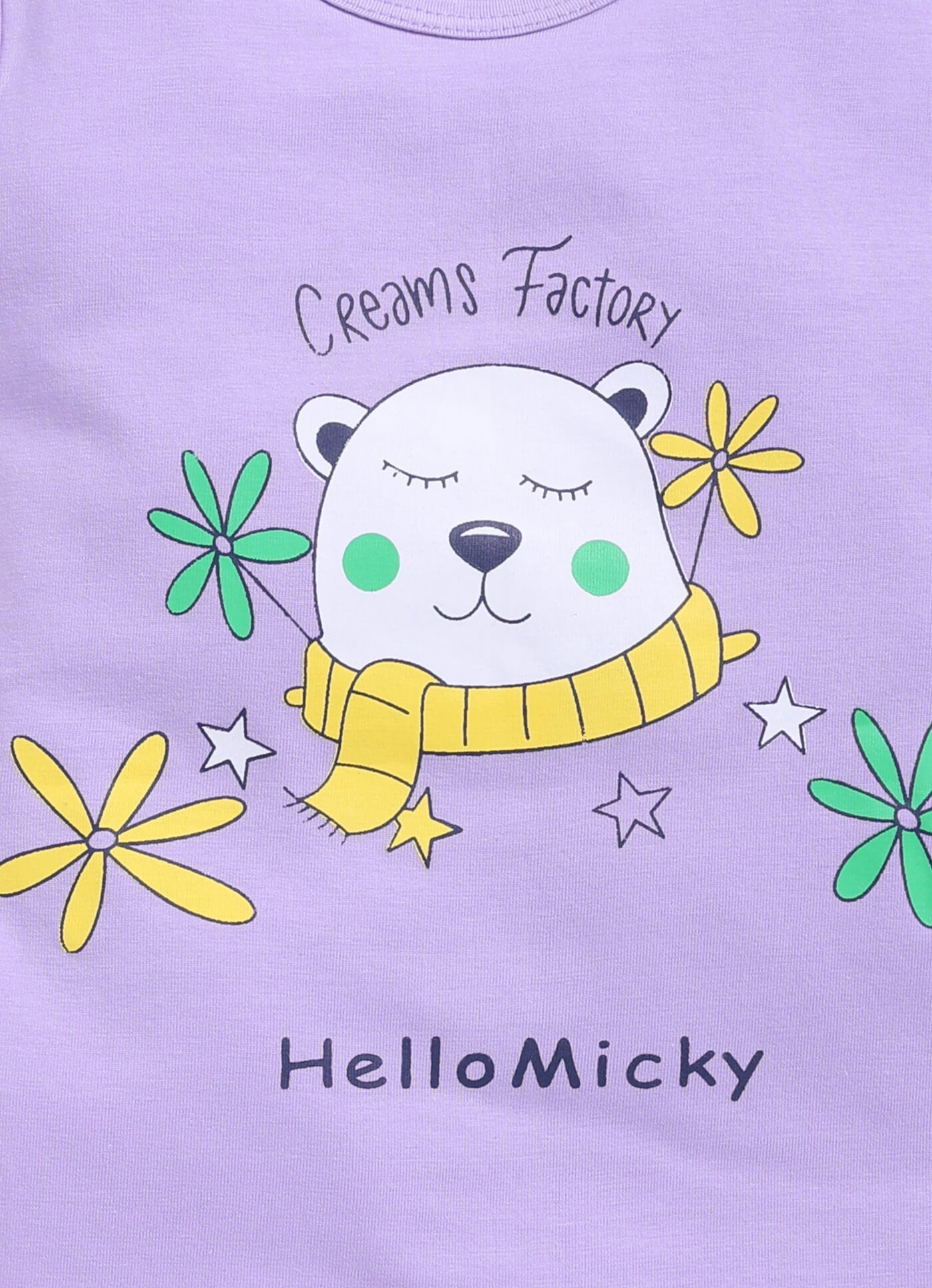 Toonyport Pack OF 2 Cotton Printed A-line Frocks For Girls