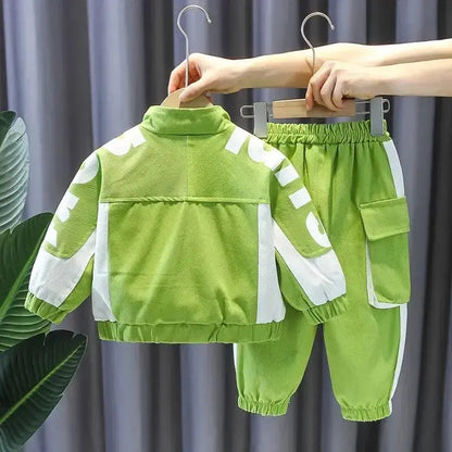 Boys Stylish Green Co-ord Set