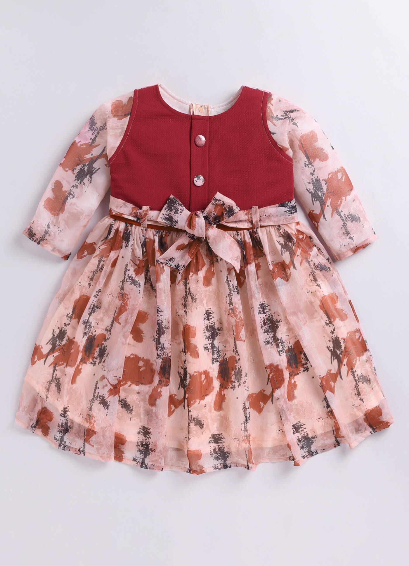 Toonyport Girls Embellished Fit & Flare Dress