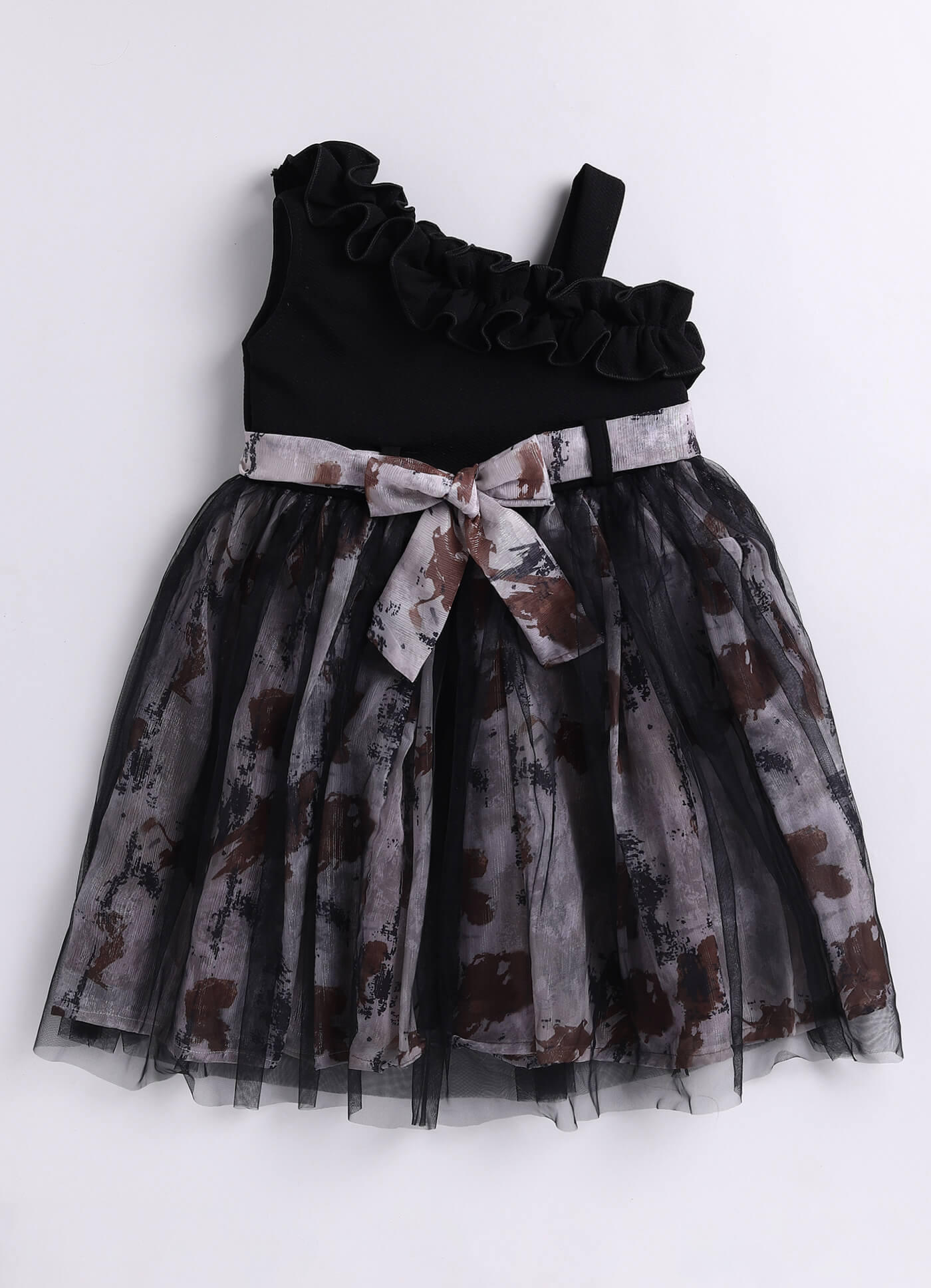 Toonyport Girls Embellished Fit & Flare Dress