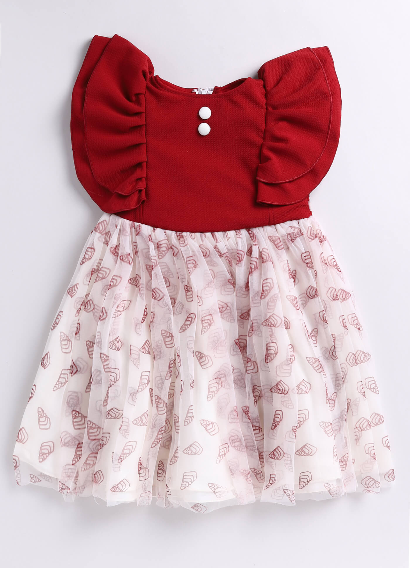 Toonyport Girls Embellished Fit & Flare Dress