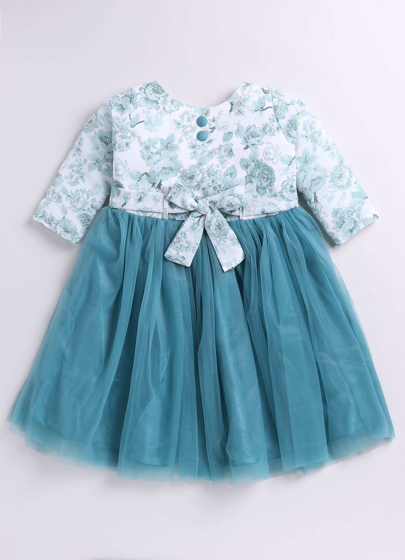 Toonyport Girls Embellished Fit & Flare Dress