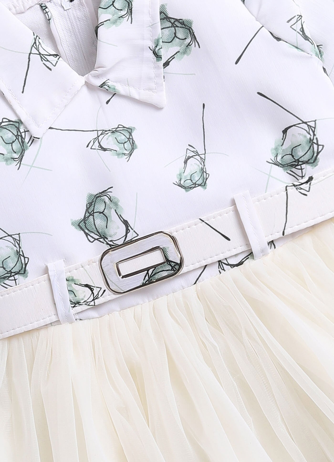 Toonyport Girls Embellished Fit & Flare Dress