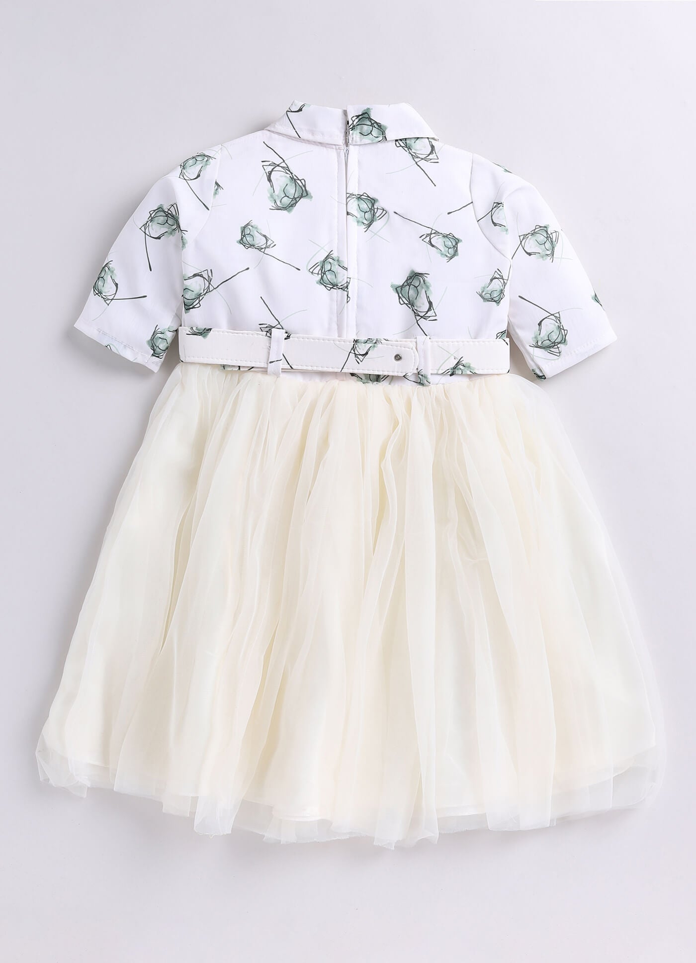 Toonyport Girls Printed Fit & Flare Dress