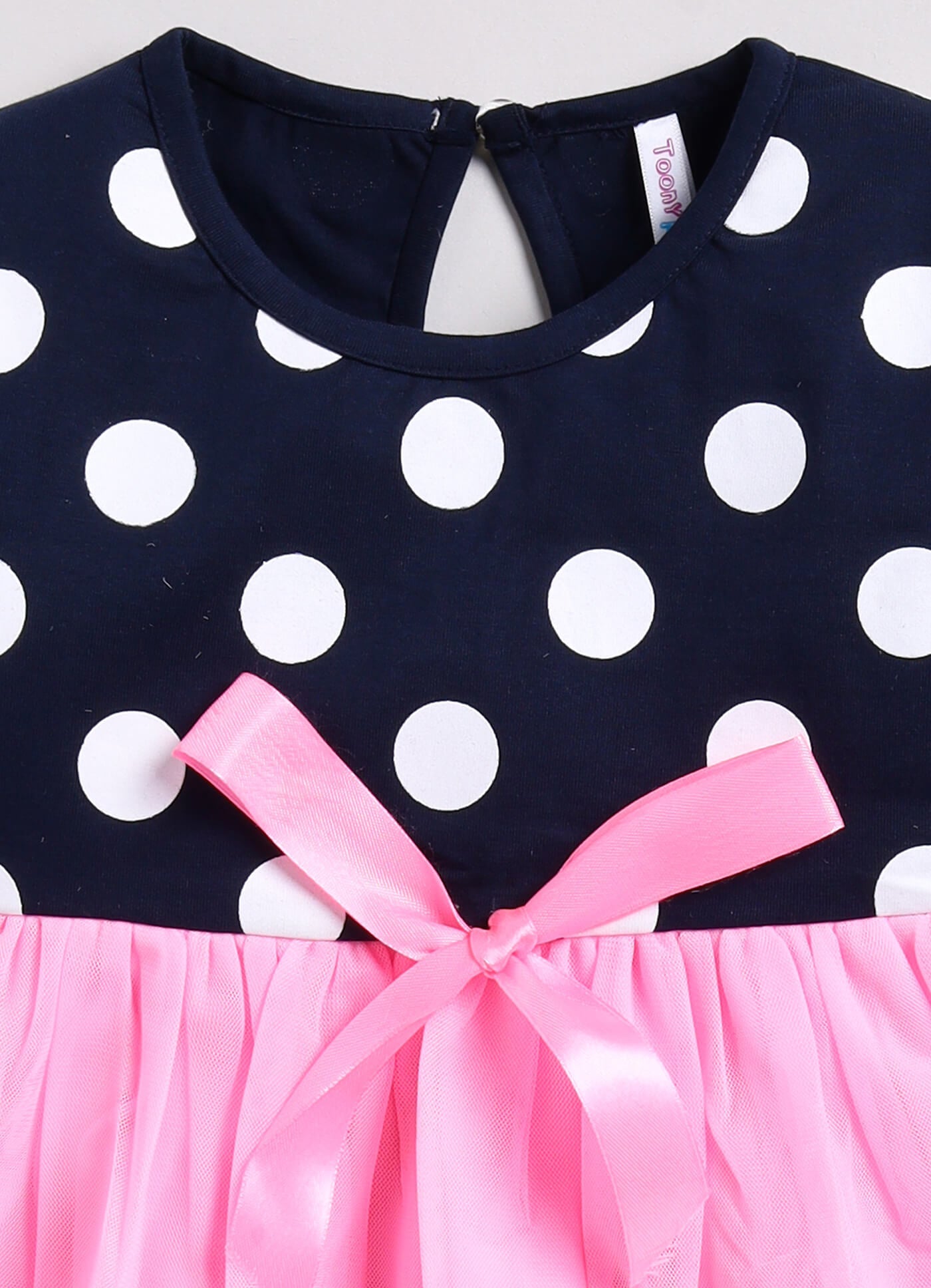 Toonyport Girls Printed Fit & Flare Dress