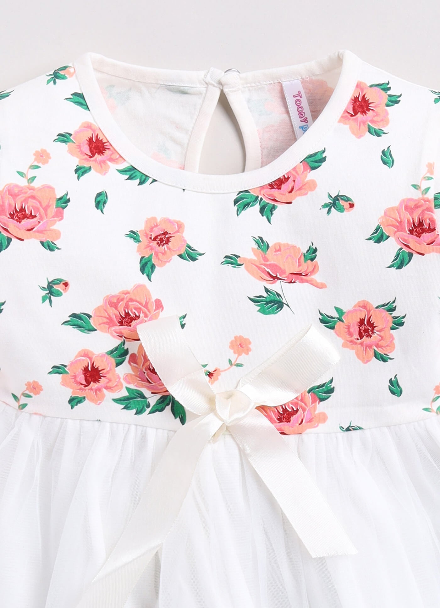 Toonyport Girls Printed Fit & Flare Dress