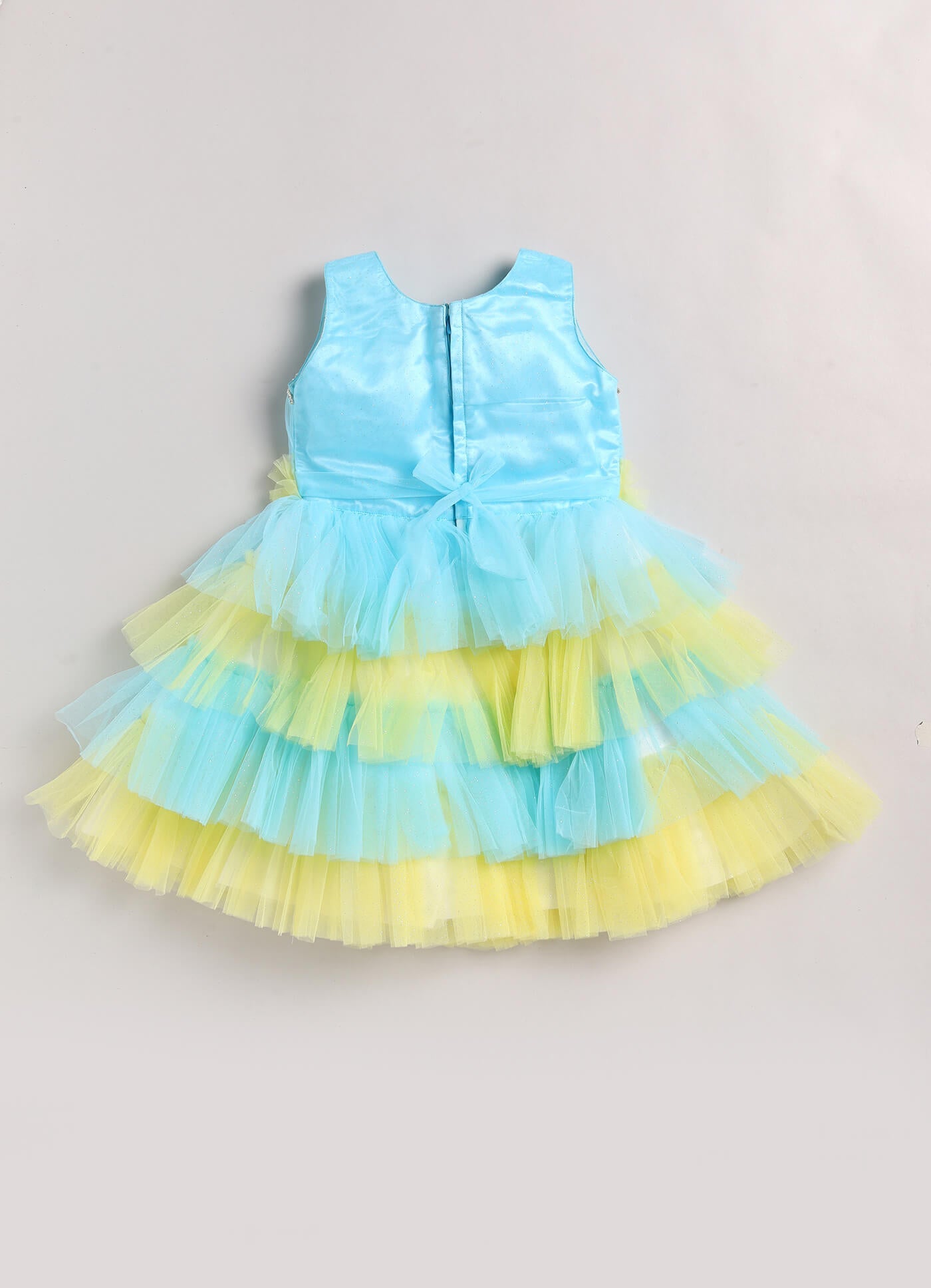 Toonyport Girls Layered Fit & Flare Dress