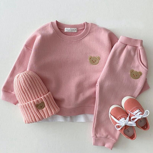 Bear sweatshirt set