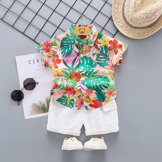 Floral printed summer set