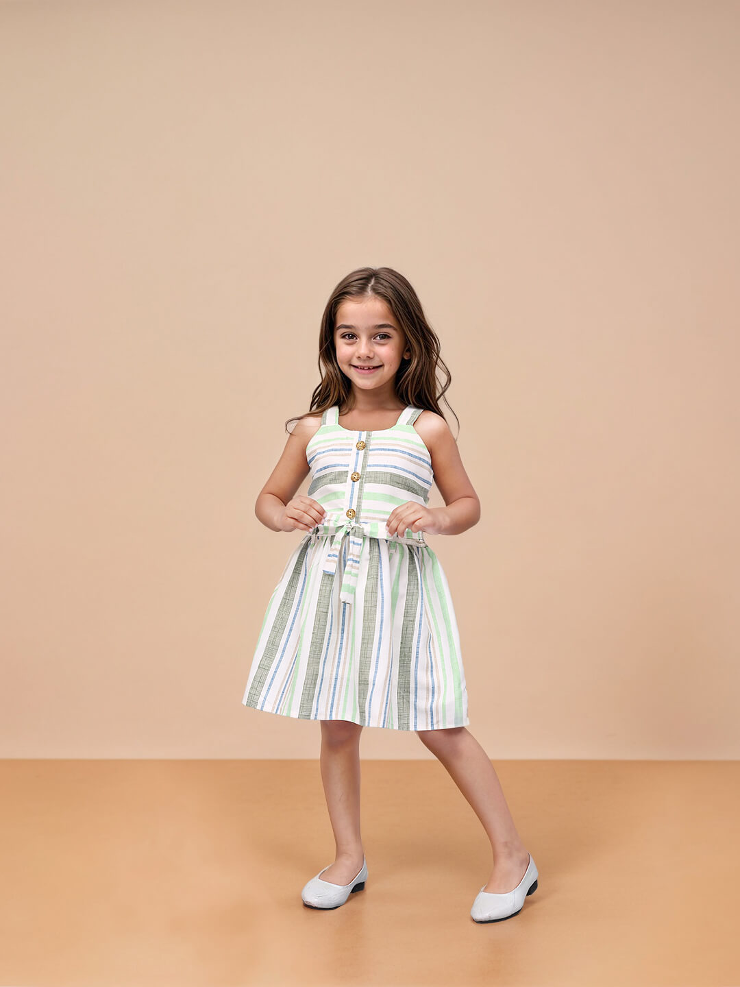 Toonyport Printed Fit and Flare Frocks for Girls