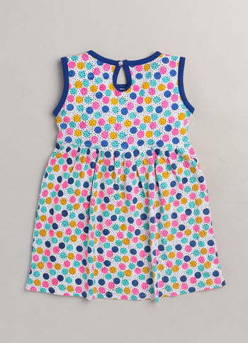 Toonyport Sleeveless Cotton Frock for Girls