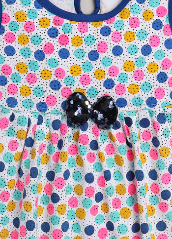 Toonyport Sleeveless Cotton Frock for Girls