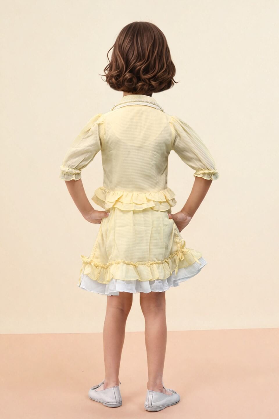 Toonyport Girls Ruffled Skirt & Top Set