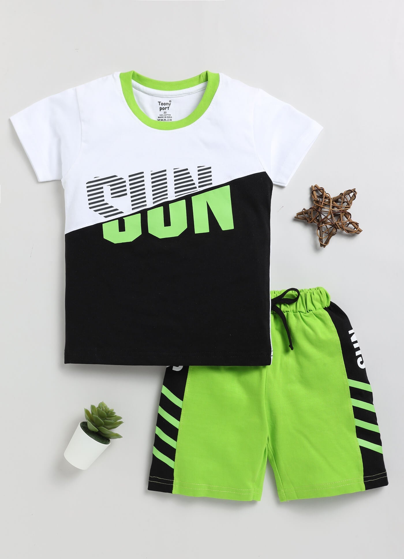 Toonyport Pure Cotton Clothing Sets For Boys