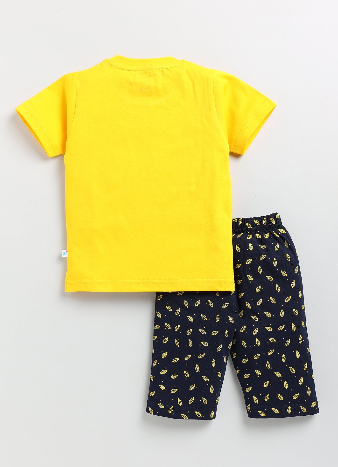 Toonyport Animal Printed Cotton T-Shirt & Three Quarter Pant Summer Set For Boys